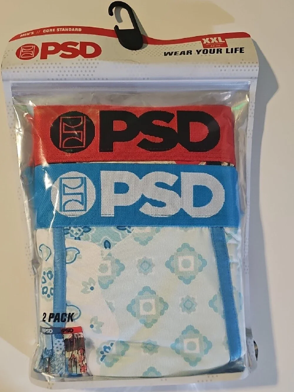 PSD Men's XXL Boxer Briefs Bundle with 6 Pairs